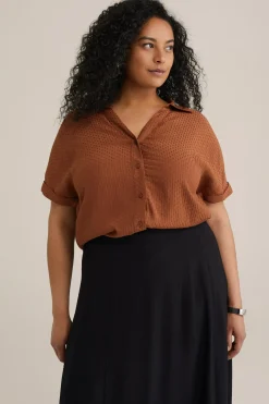 blouse met structuur - Curve