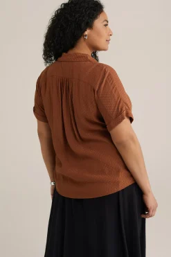 blouse met structuur - Curve