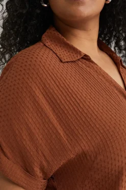 blouse met structuur - Curve