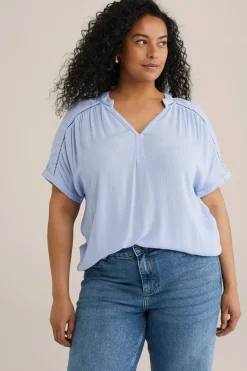 blouse met structuur - Curve