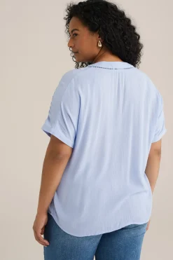 blouse met structuur - Curve
