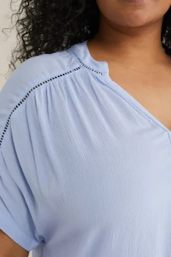 blouse met structuur - Curve