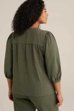 blouse met structuur - Curve