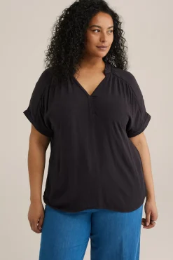 blouse met structuur - Curve