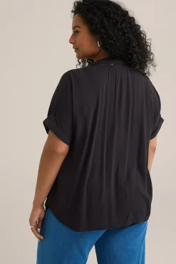 blouse met structuur - Curve