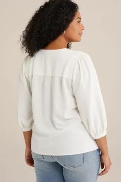 blouse met structuur - Curve