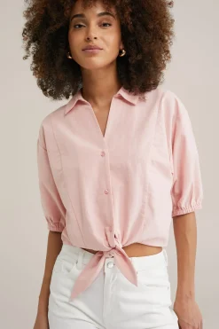 blouse van katoen