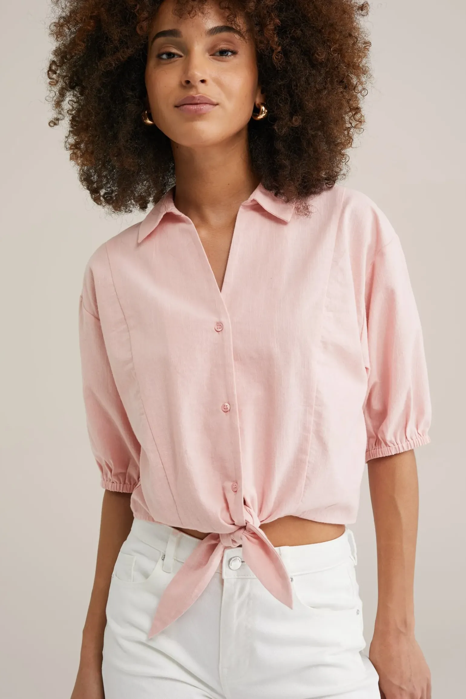 blouse van katoen