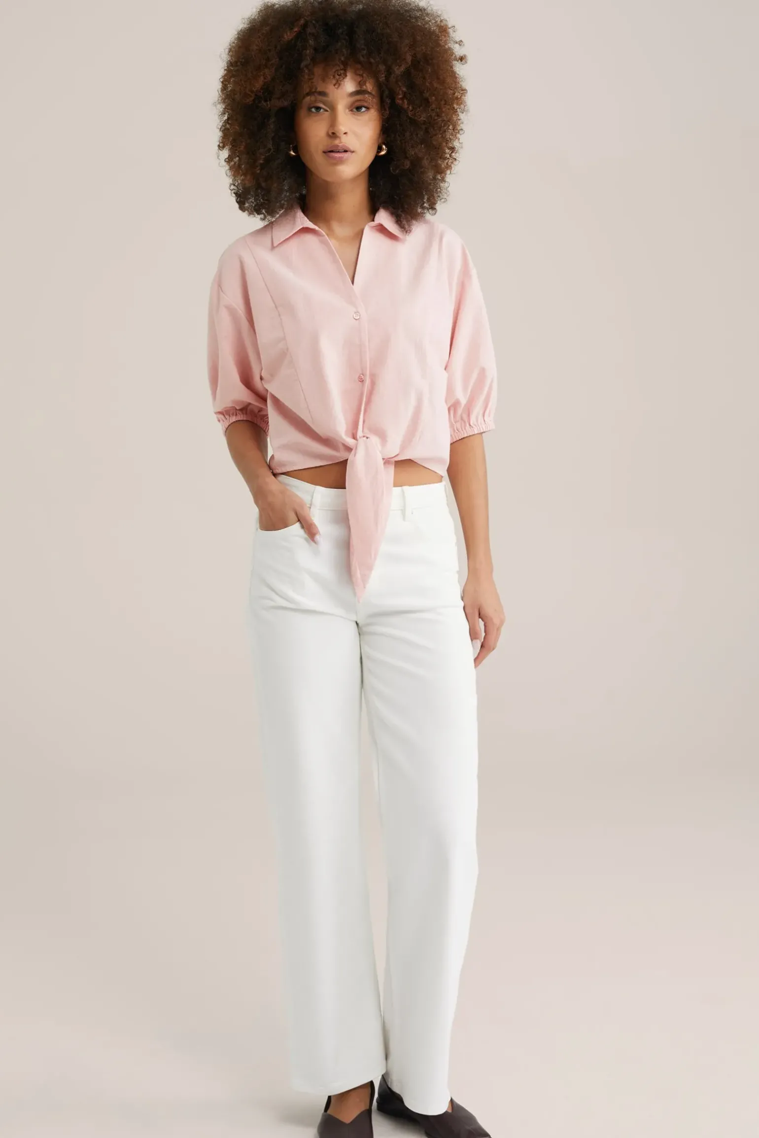 blouse van katoen