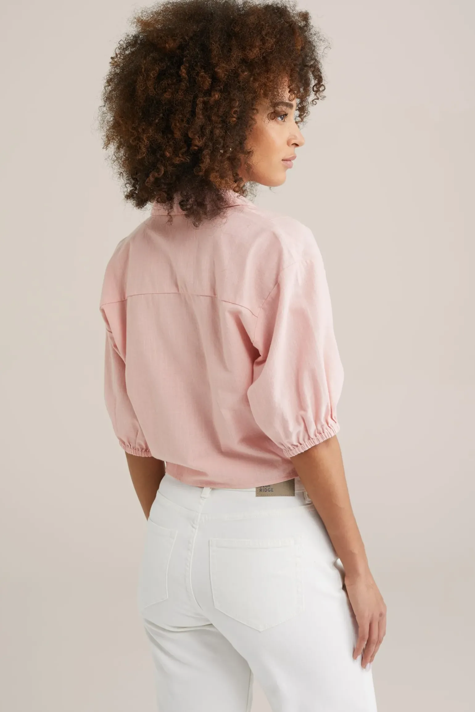 blouse van katoen