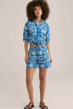 blouse van katoen