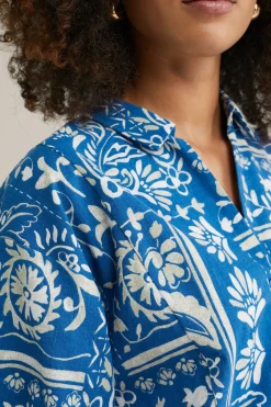 blouse van katoen