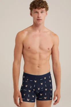 boxershort met dessin, 3-pack