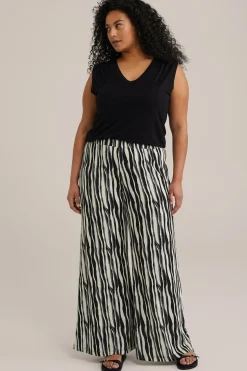 broek met dessin - Curve