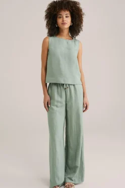 broek van linnenmix