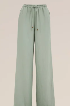 broek van linnenmix
