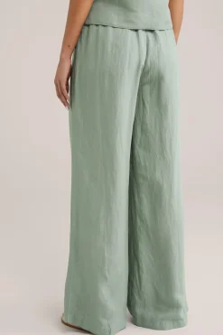 broek van linnenmix
