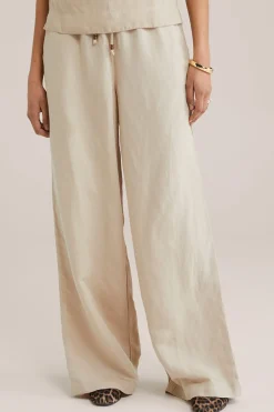 broek van linnenmix