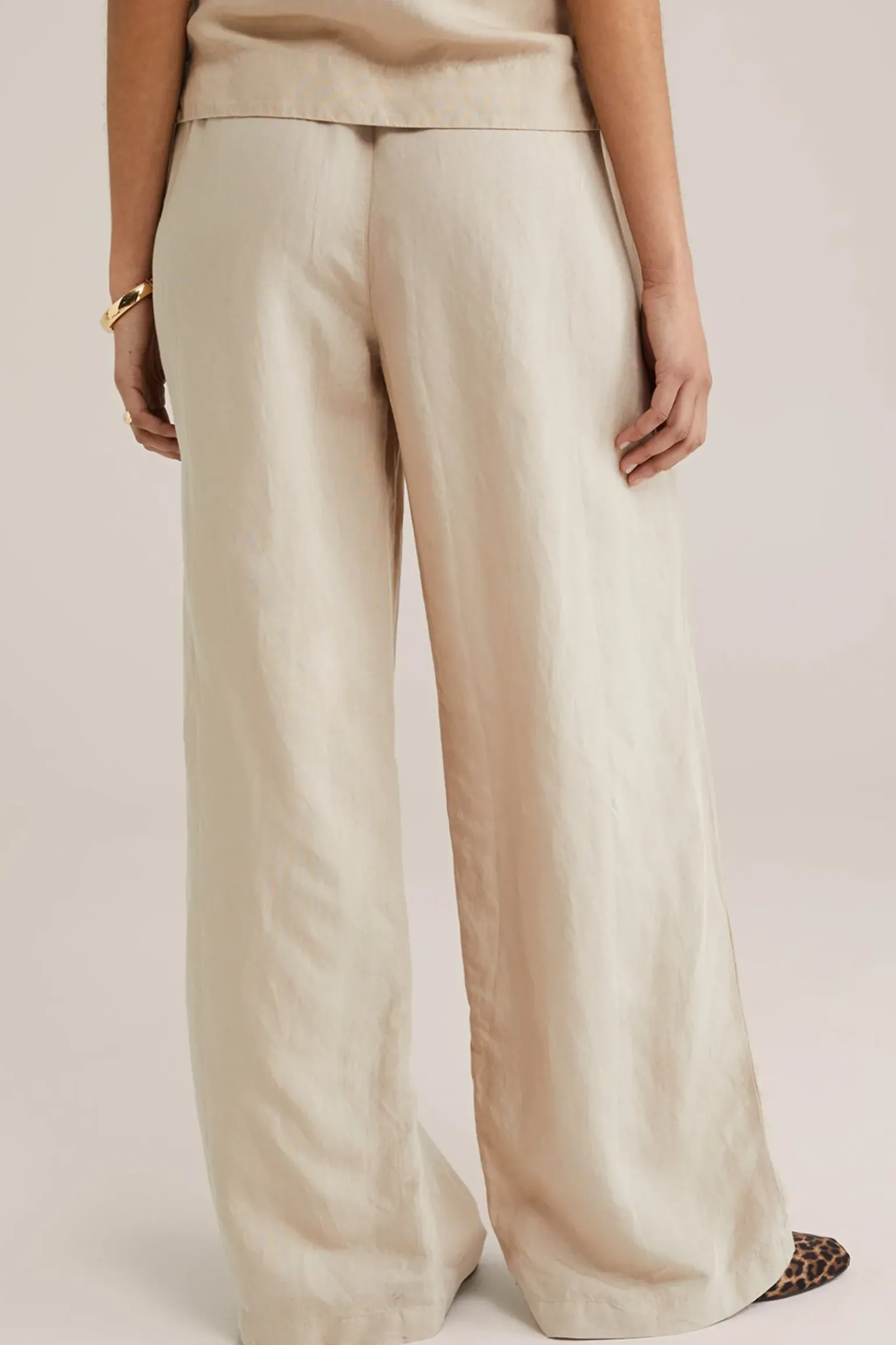 broek van linnenmix