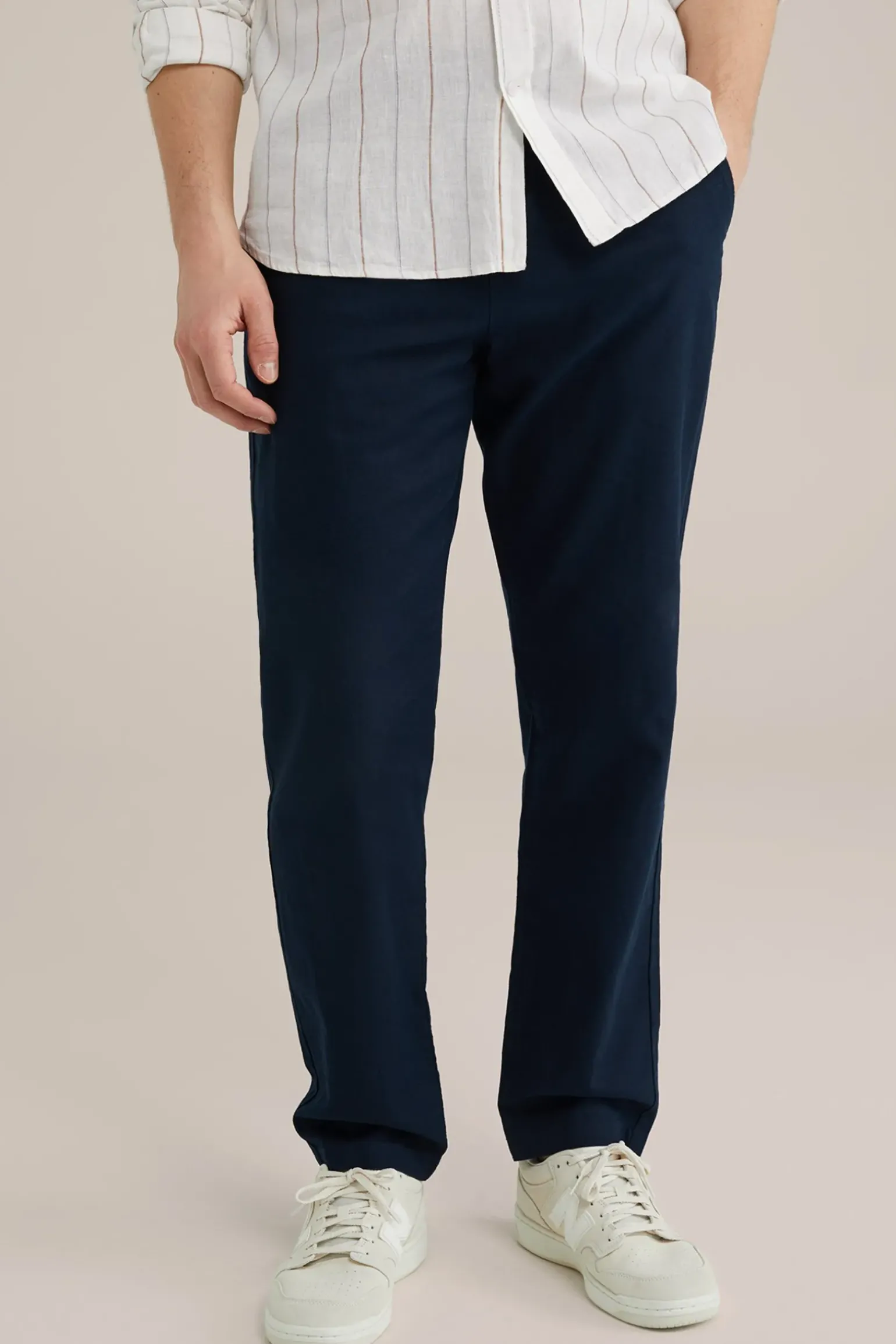broek van linnenmix