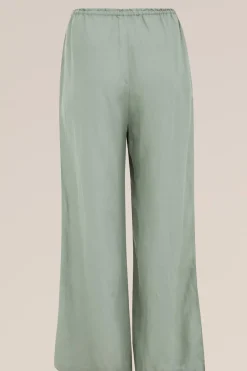 broek van linnenmix - Curve