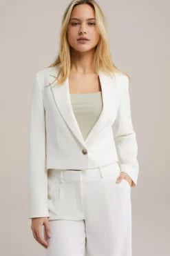 cropped blazer