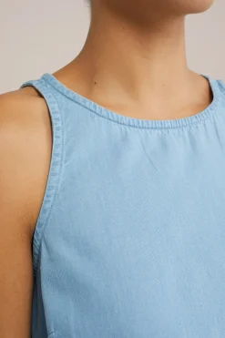 denim jurk