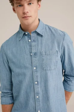denim overhemd