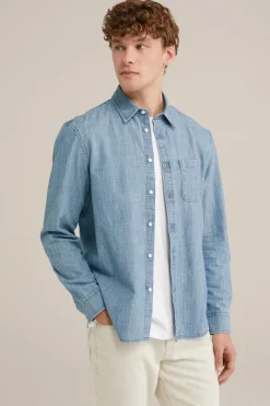 denim overhemd