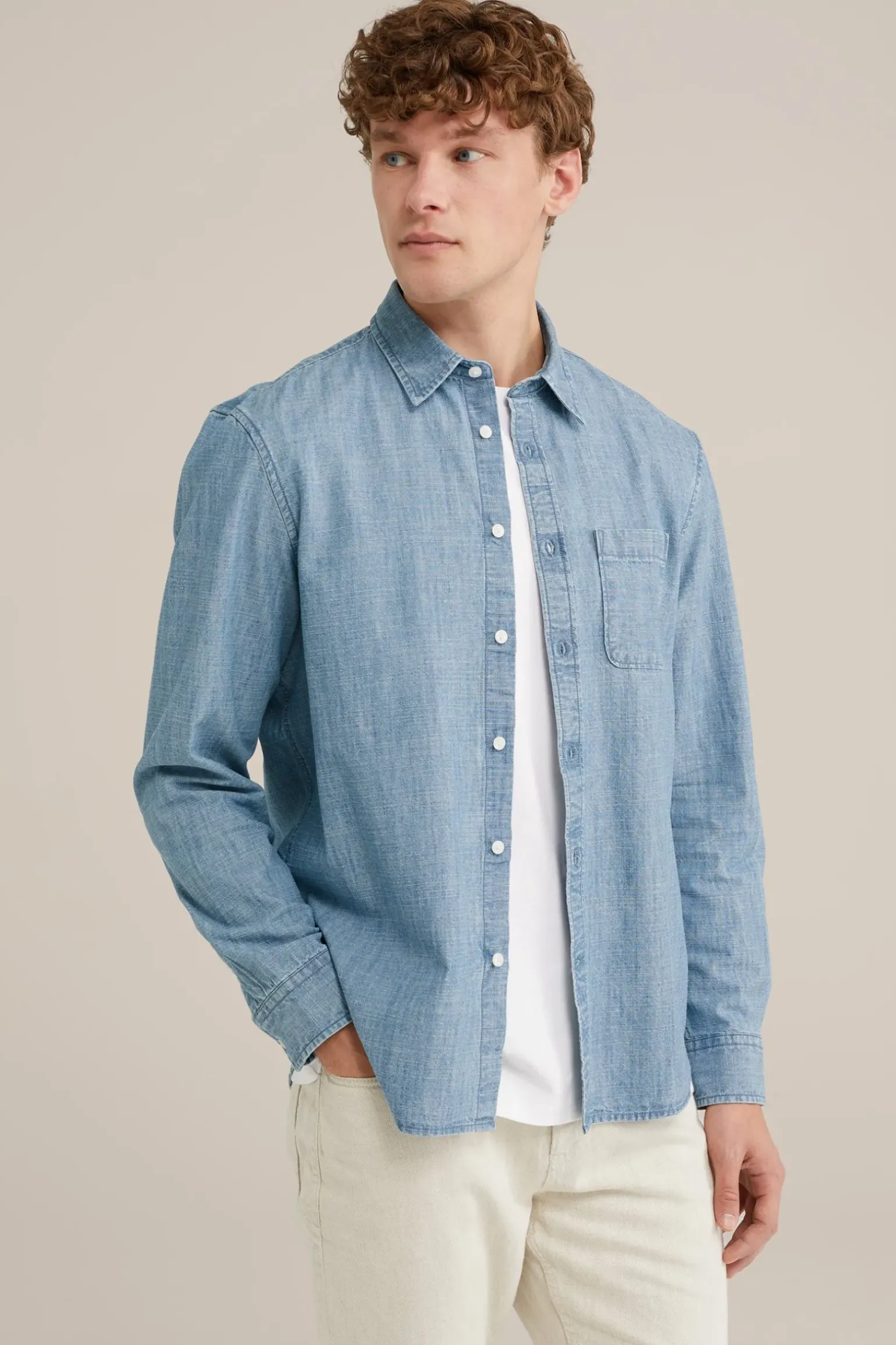 denim overhemd