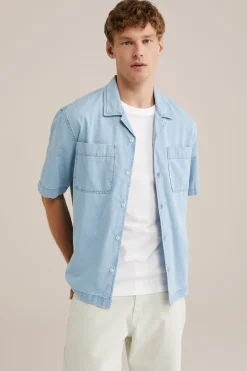 denim overhemd