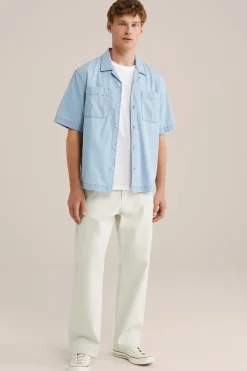 denim overhemd