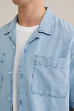 denim overhemd