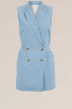 denim playsuit