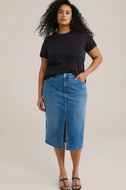 denim rok - Curve