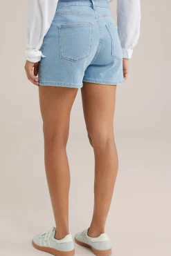 denim skort