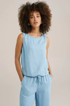denim top