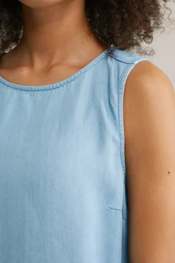 denim top