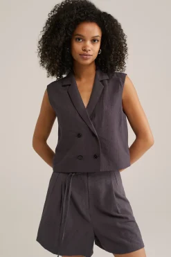 Double-breasted gilet