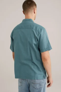 easy care linnenmix overhemd