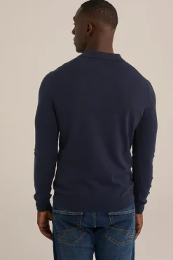 Fijngebreide polo