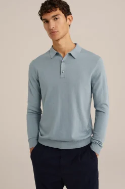 Fijngebreide polo