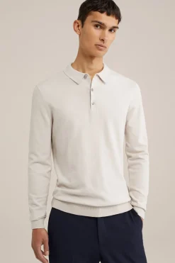 Fijngebreide polo
