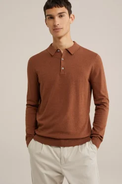 Fijngebreide polo