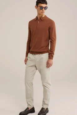 Fijngebreide polo
