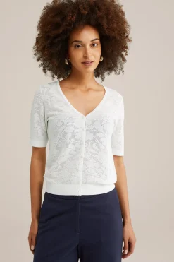 fijngebreid vest