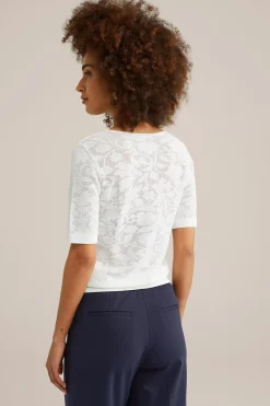 fijngebreid vest
