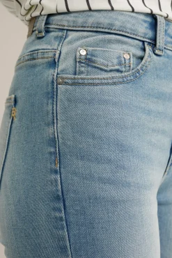 flared jeans met stretch