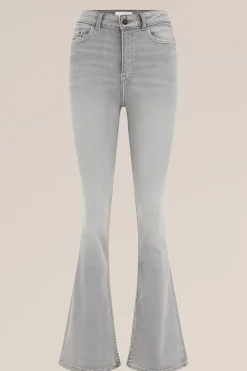 flared jeans met stretch