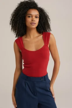 gebreide top